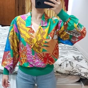 Vintage Shirt with Gorgeous Pattern, MINT